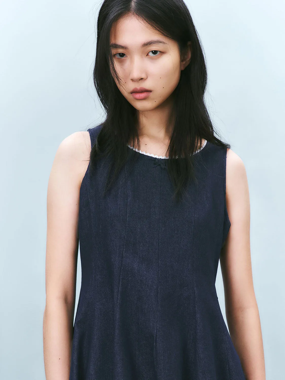 Sleeveless Denim Dresses