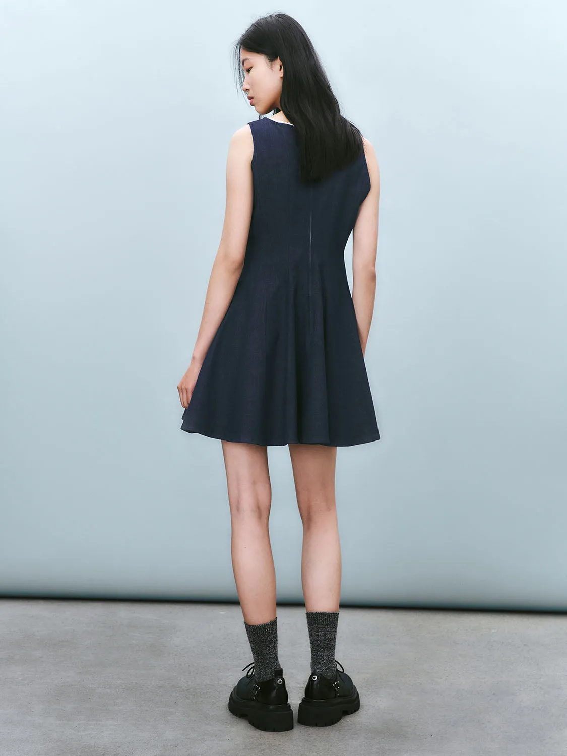 Sleeveless Denim Dresses