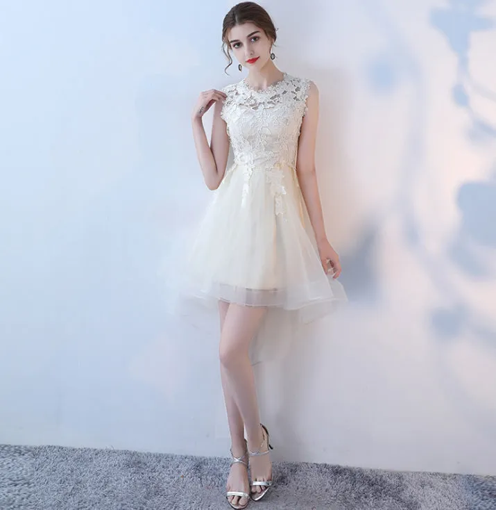 SLEEVELESS SHORT TULLE DRESS