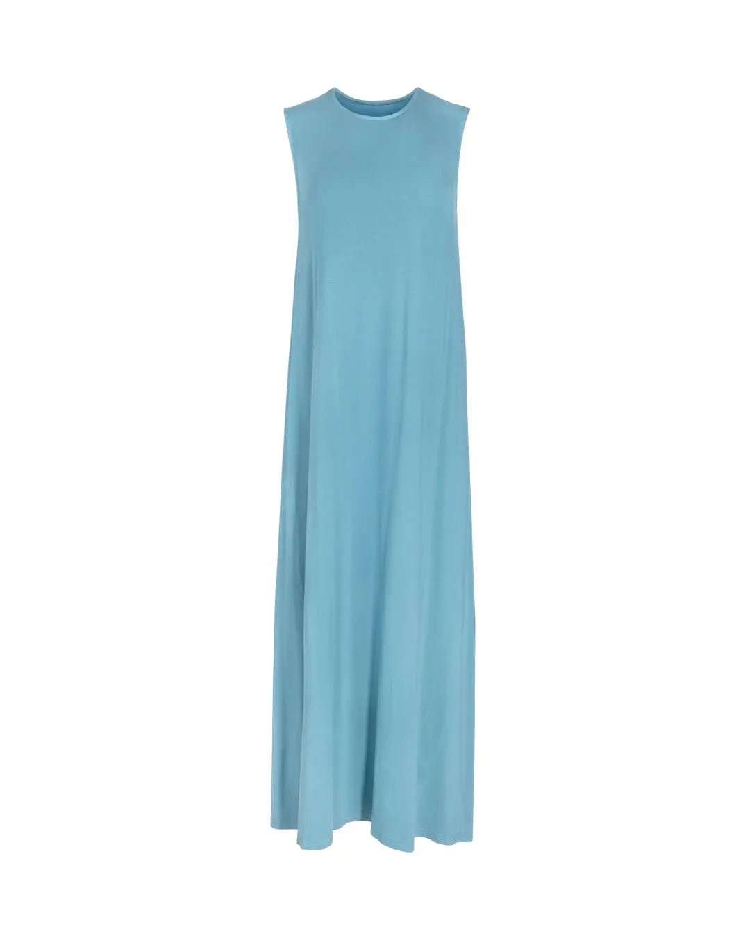 Sleeveless Straight Maxi Dress