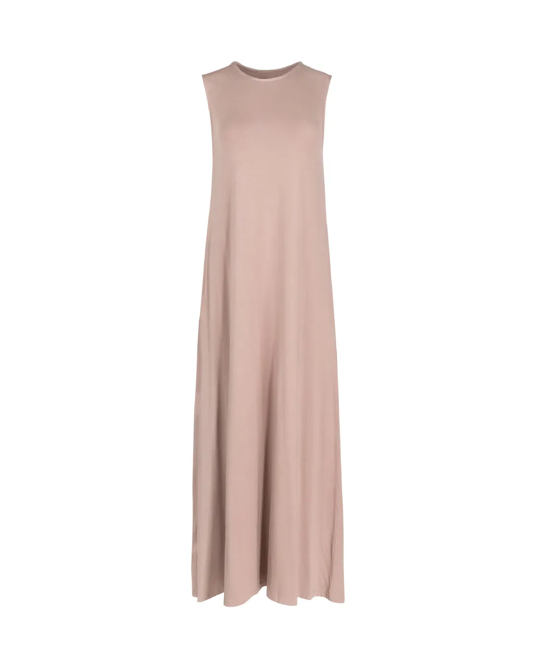 Sleeveless Straight Maxi Dress