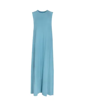 Sleeveless Straight Maxi Dress