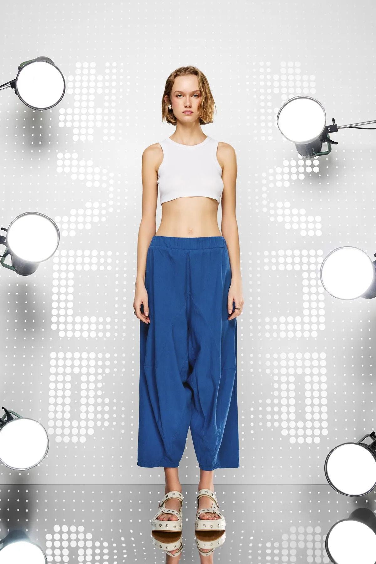 SLOUCHY COTTON  PANTS 15453