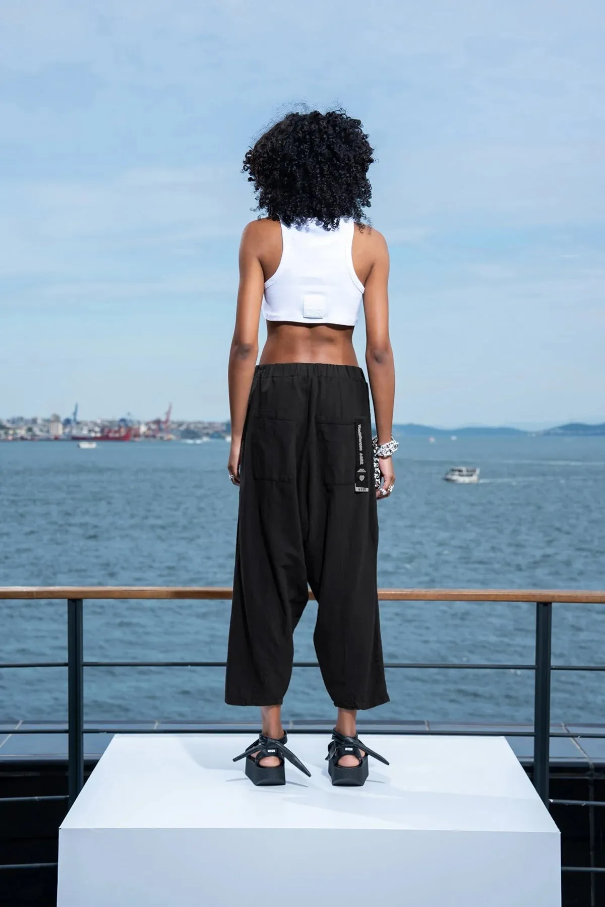 SLOUCHY COTTON  PANTS 15453