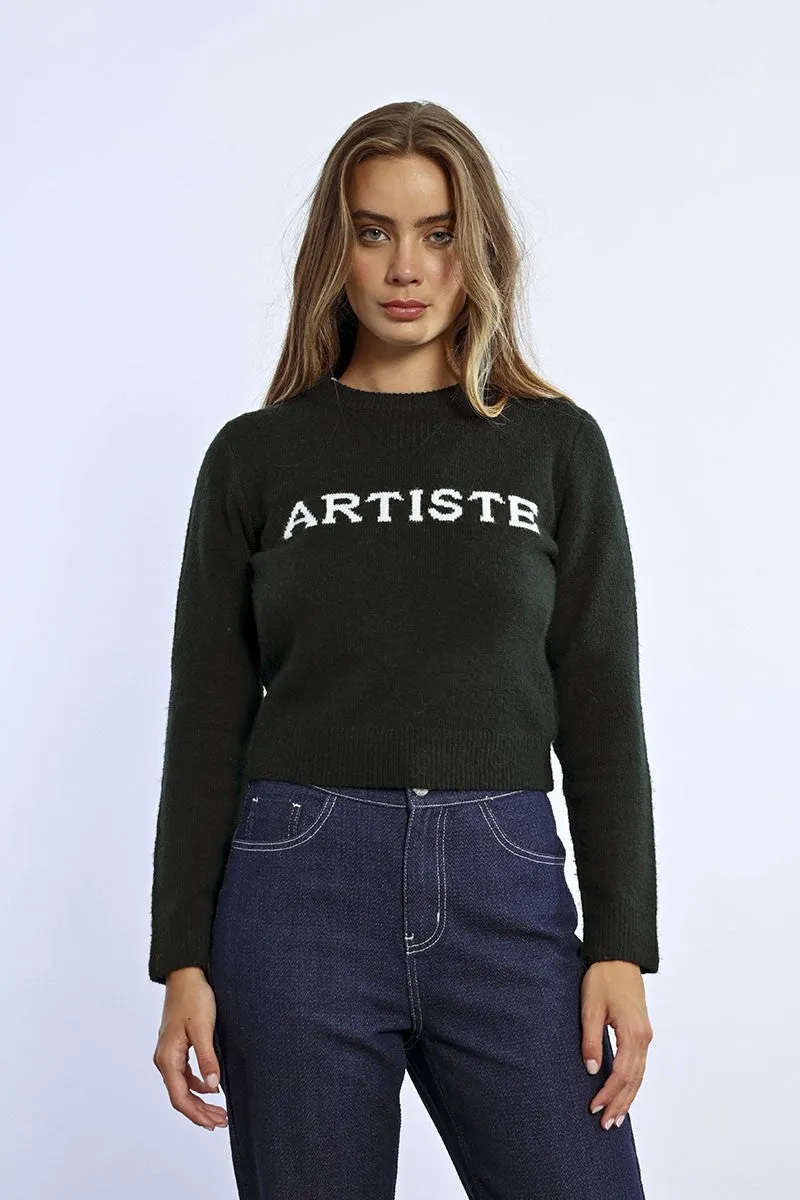SOFT KNIT SWEATSHIRT