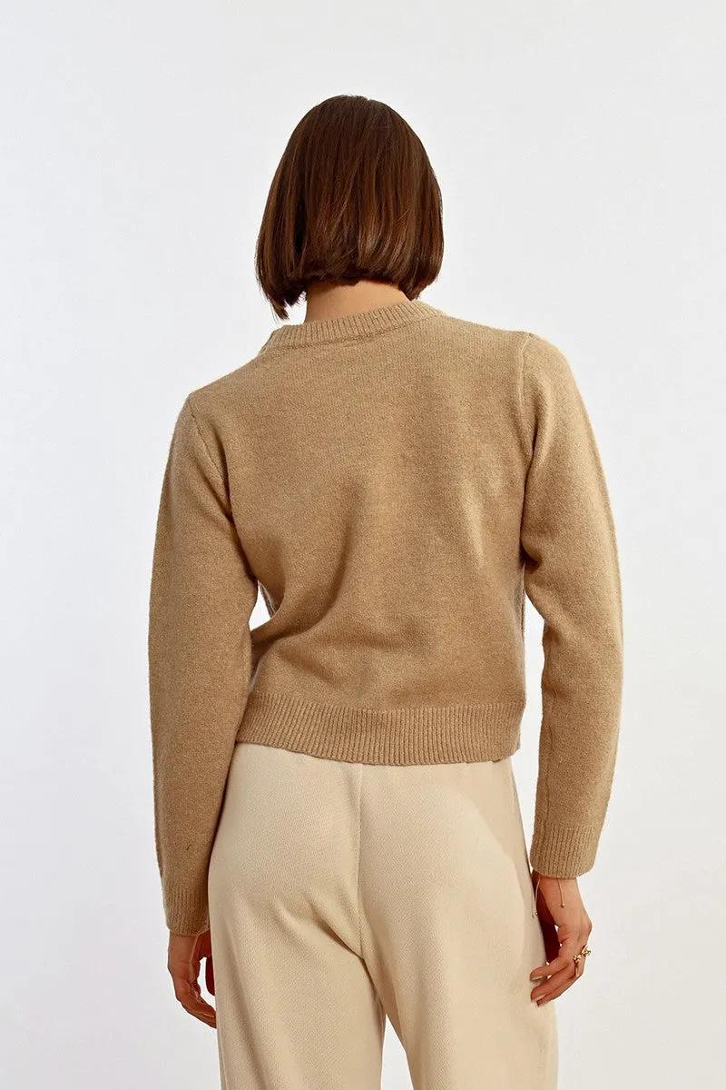 SOFT KNIT SWEATSHIRT