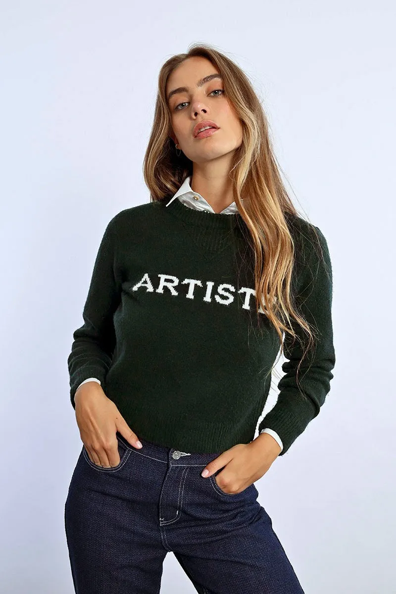 SOFT KNIT SWEATSHIRT