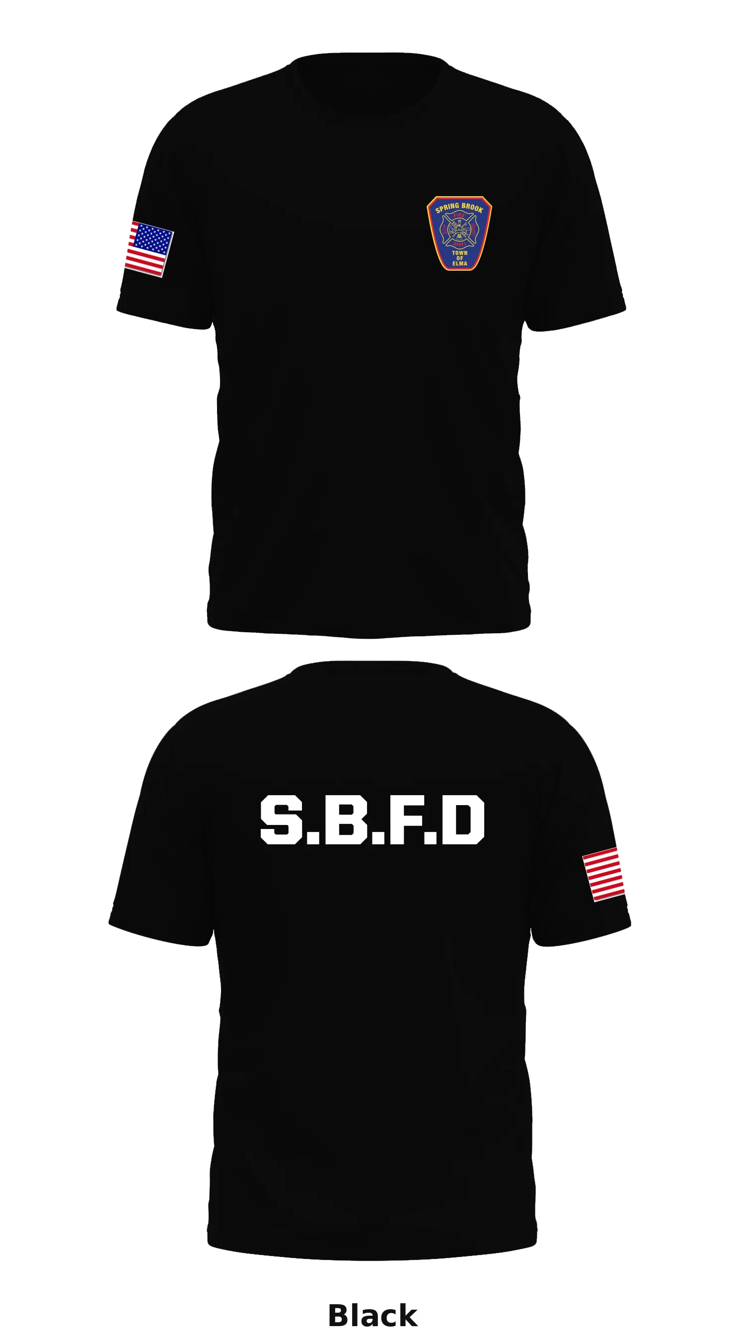 Spring Brook Fire District #1 Store 1 Core Men's SS Performance Tee - 40075867648