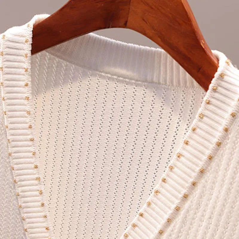 Spring Newly Solid Women Cardigans 2021 Fashion Slim Ladies Knitted Sweater Long Sleeve Buttons Sweater