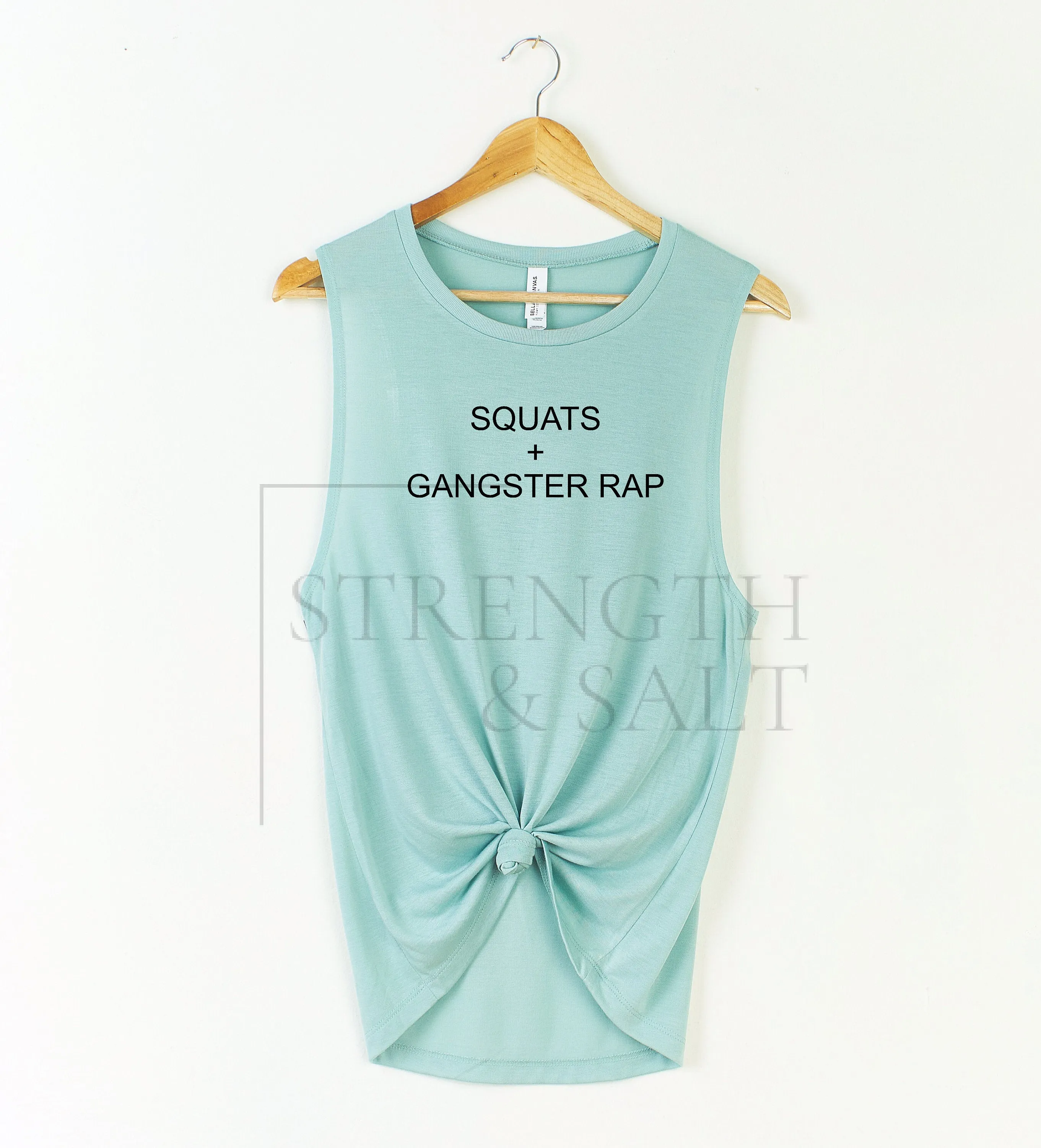 Squats   Gangster Rap Muscle Tank