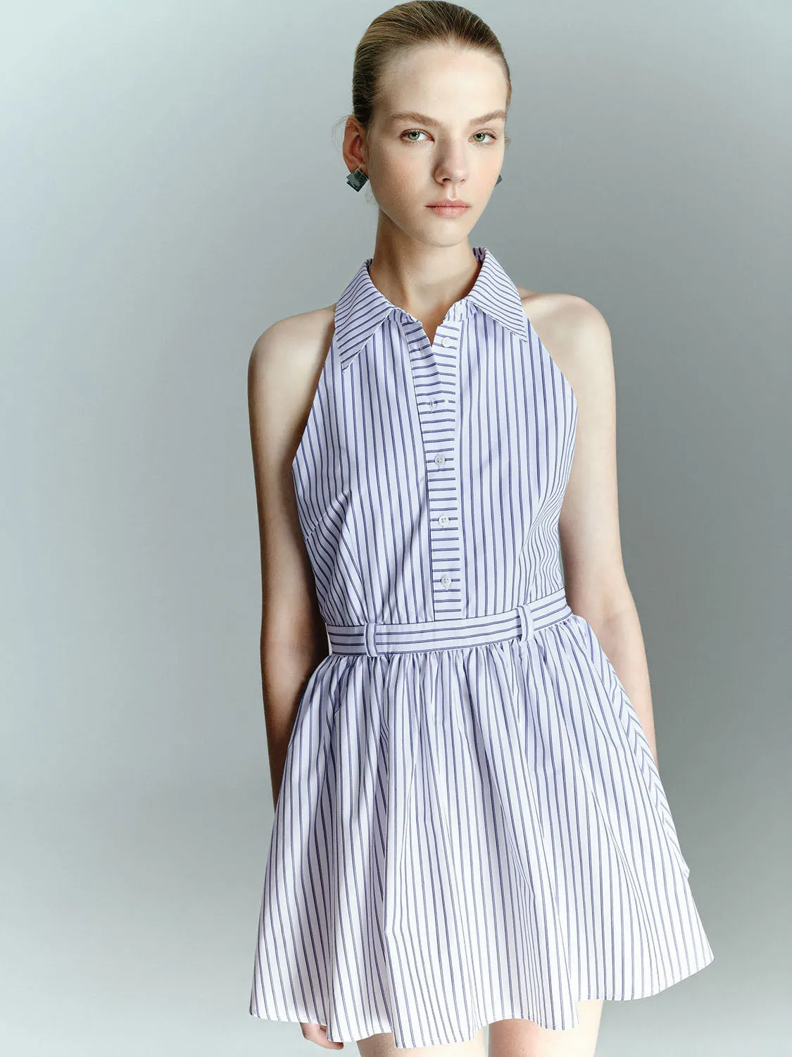 Striped Sleeveless Dresses