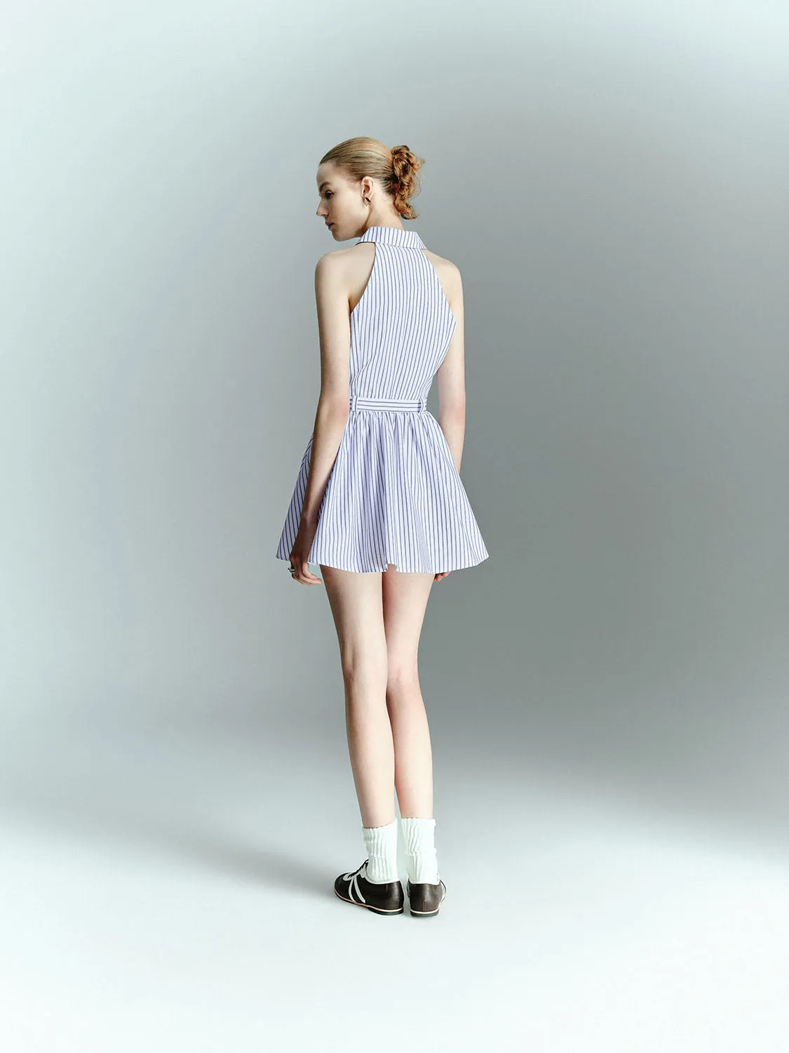 Striped Sleeveless Dresses