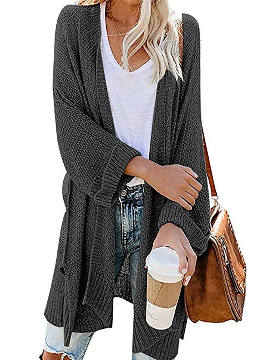 Stunncal Solid Color Knitted Cardigan(10 colors)