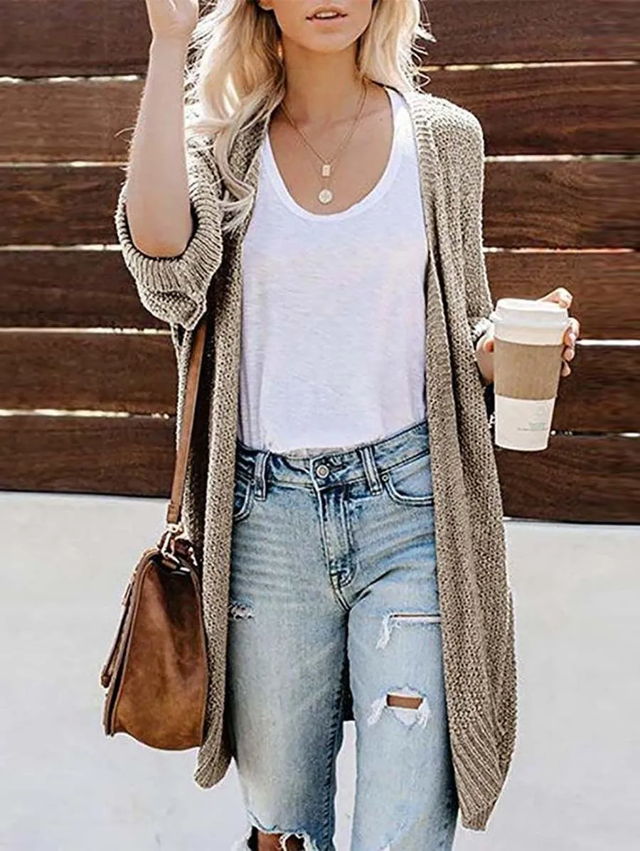 Stunncal Solid Color Knitted Cardigan(10 colors)