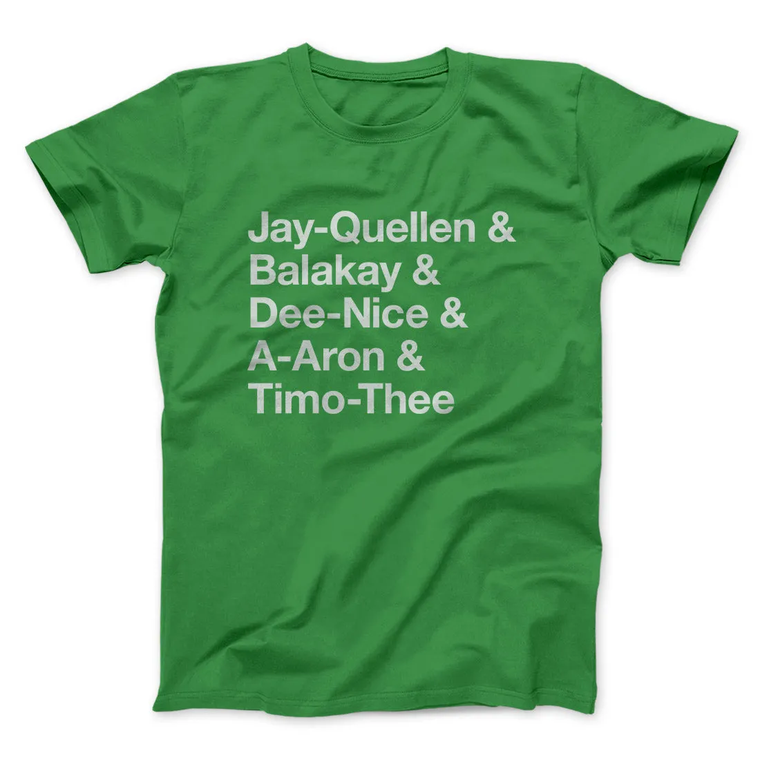Substitute Teacher Names Men/Unisex T-Shirt