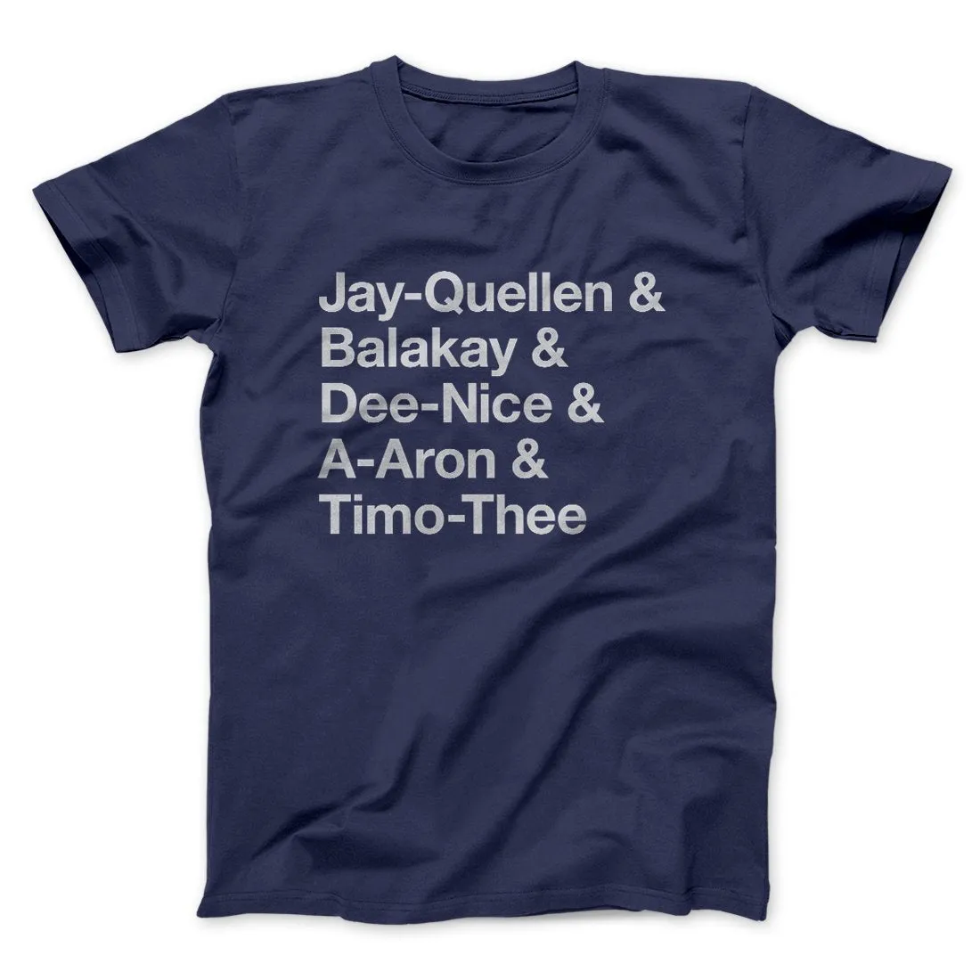 Substitute Teacher Names Men/Unisex T-Shirt