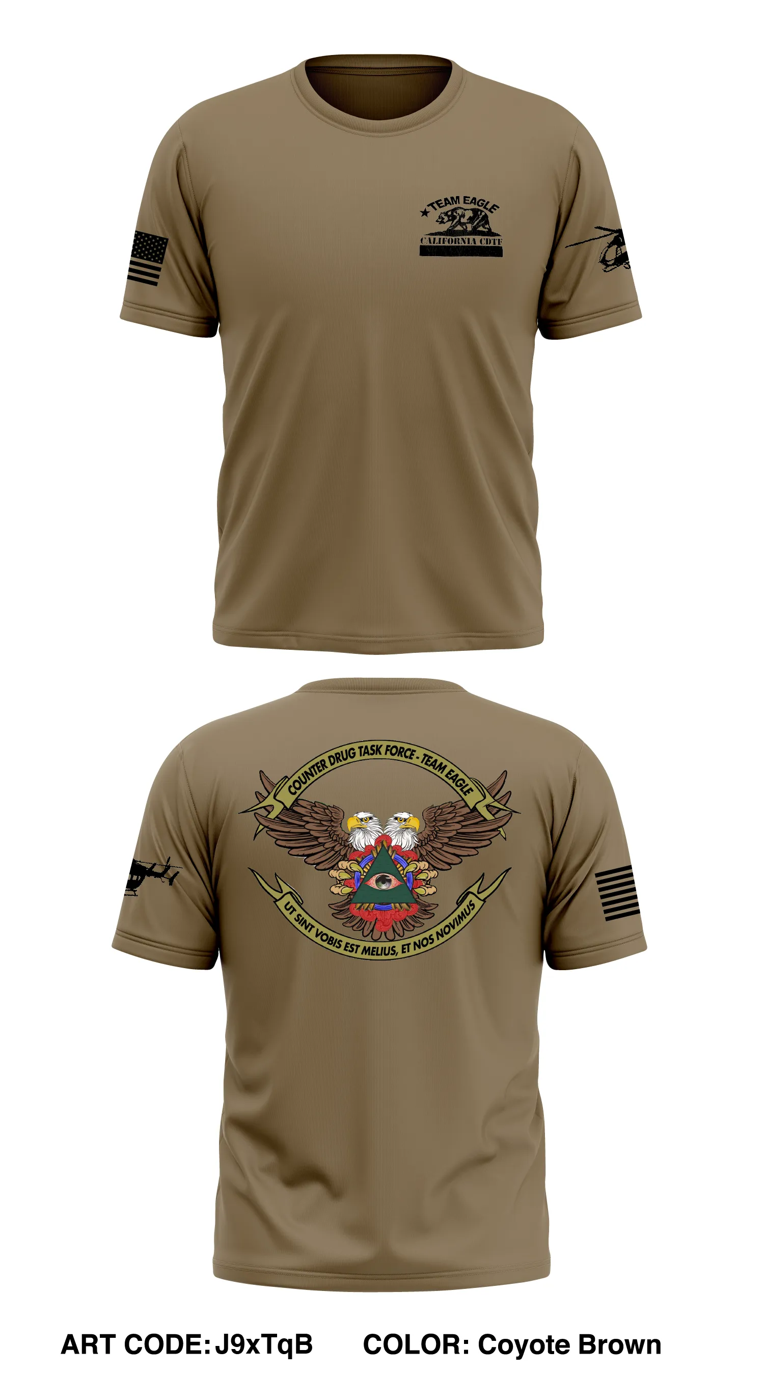 Team Eagle Store 1 Core Men's SS Performance Tee - J9xTqB