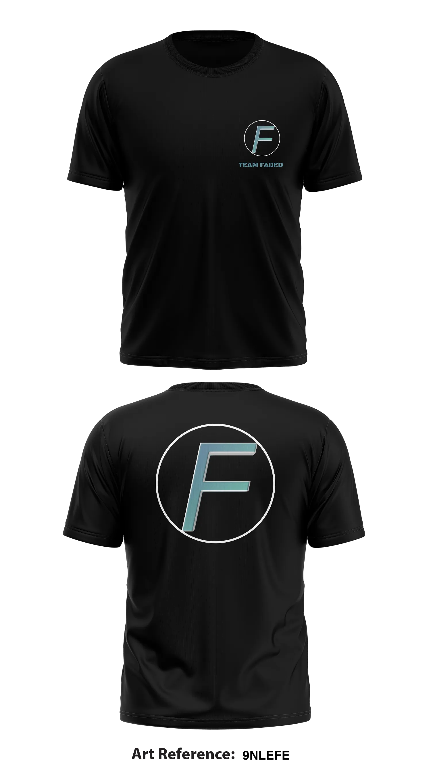 Team Faded Core Men's SS Performance Tee - 9NLEfE