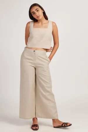 The Linen Wide Leg Pants