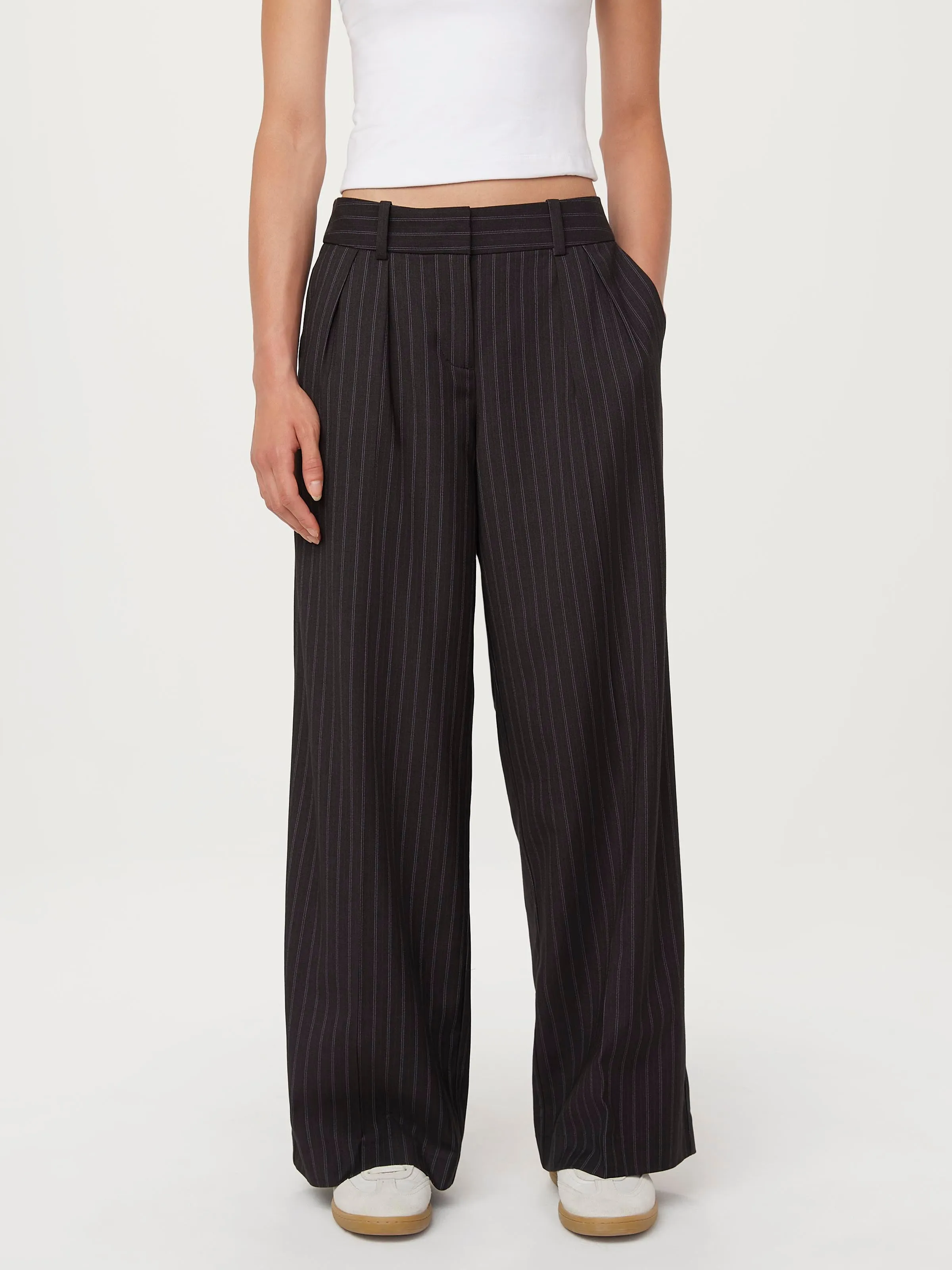 The Low Rise Emma Pant in Charcoal Grey
