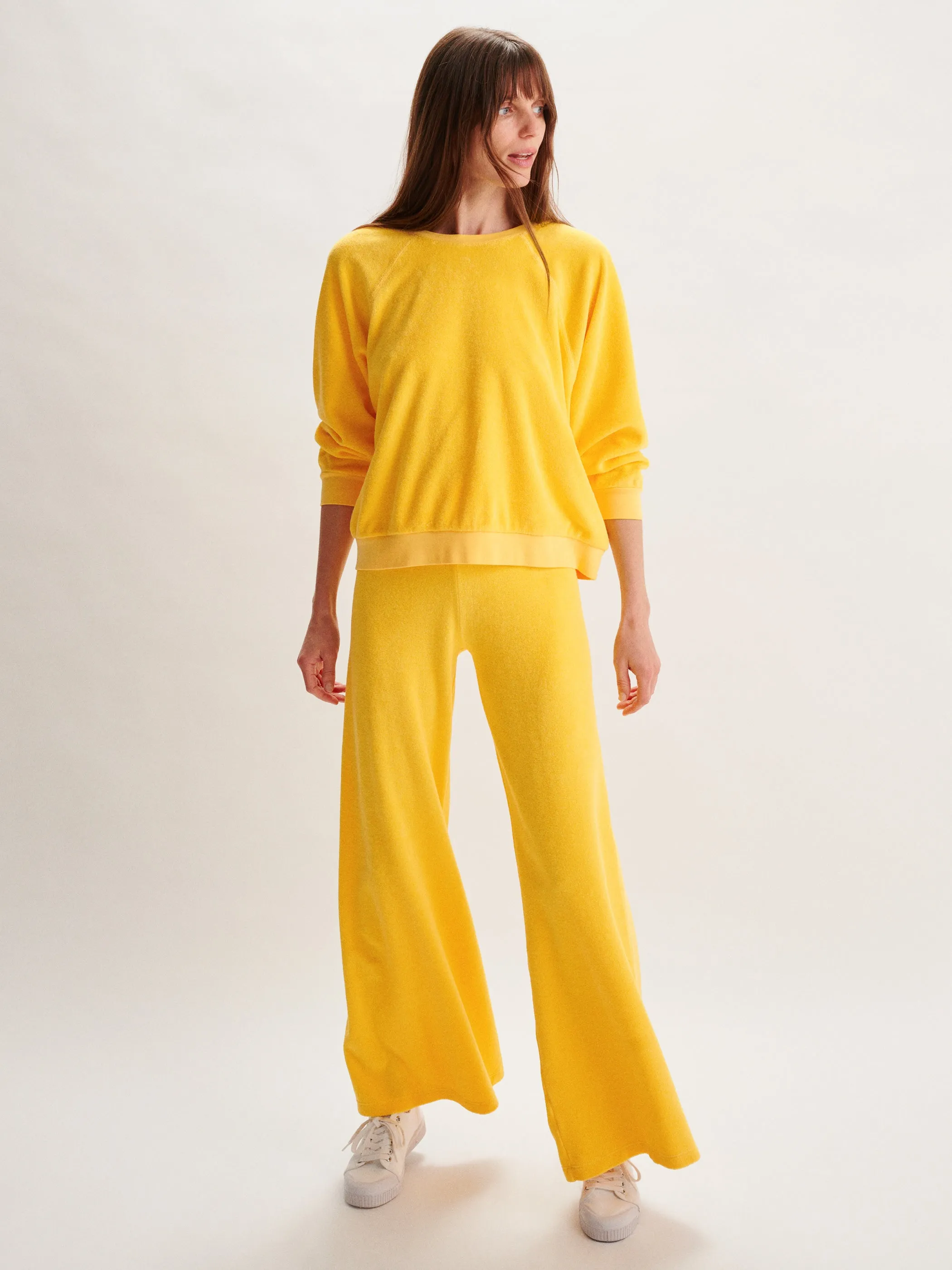 The Zephyra Flare Pants in Terry