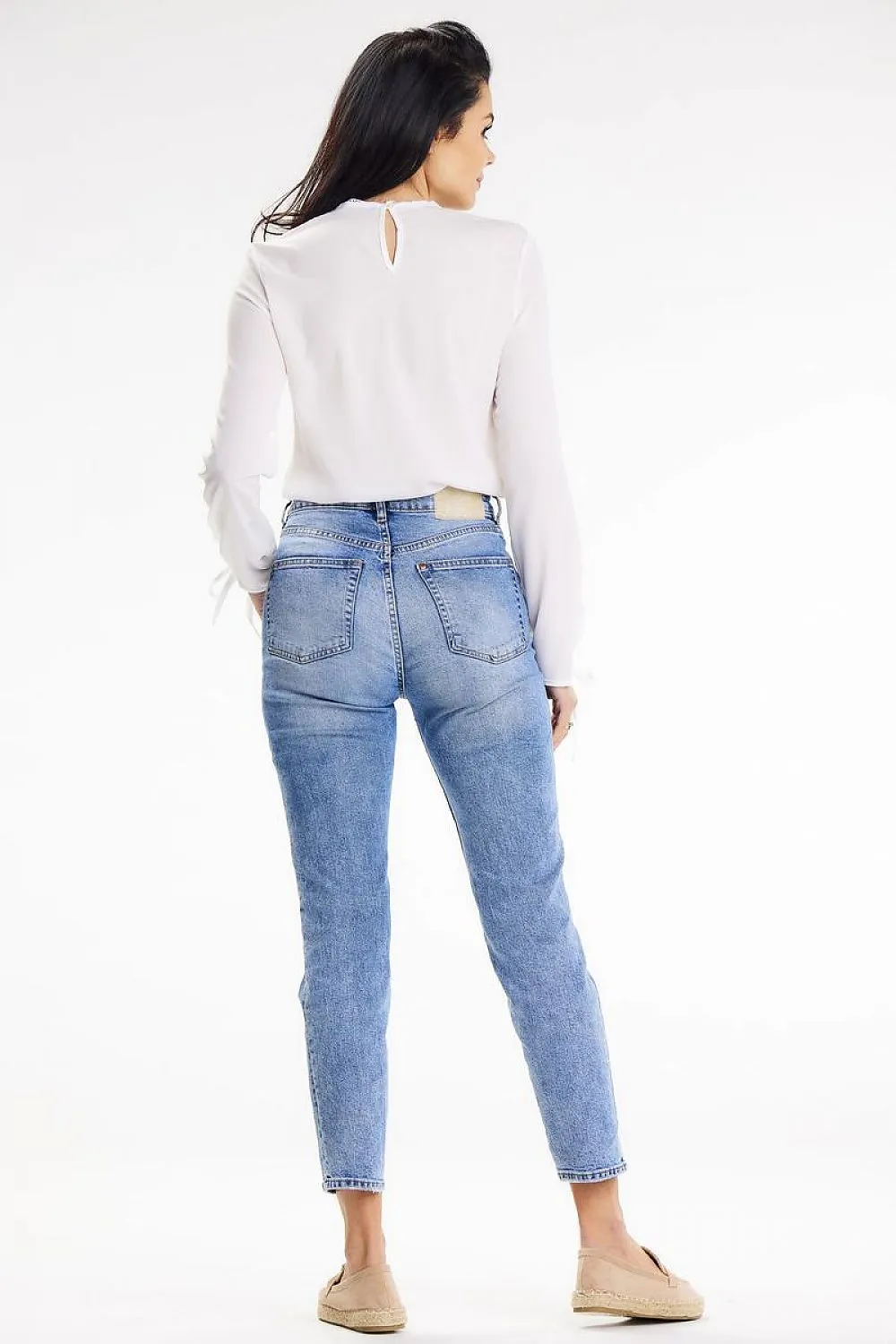 Tied-Cuff Elegant Blouse
