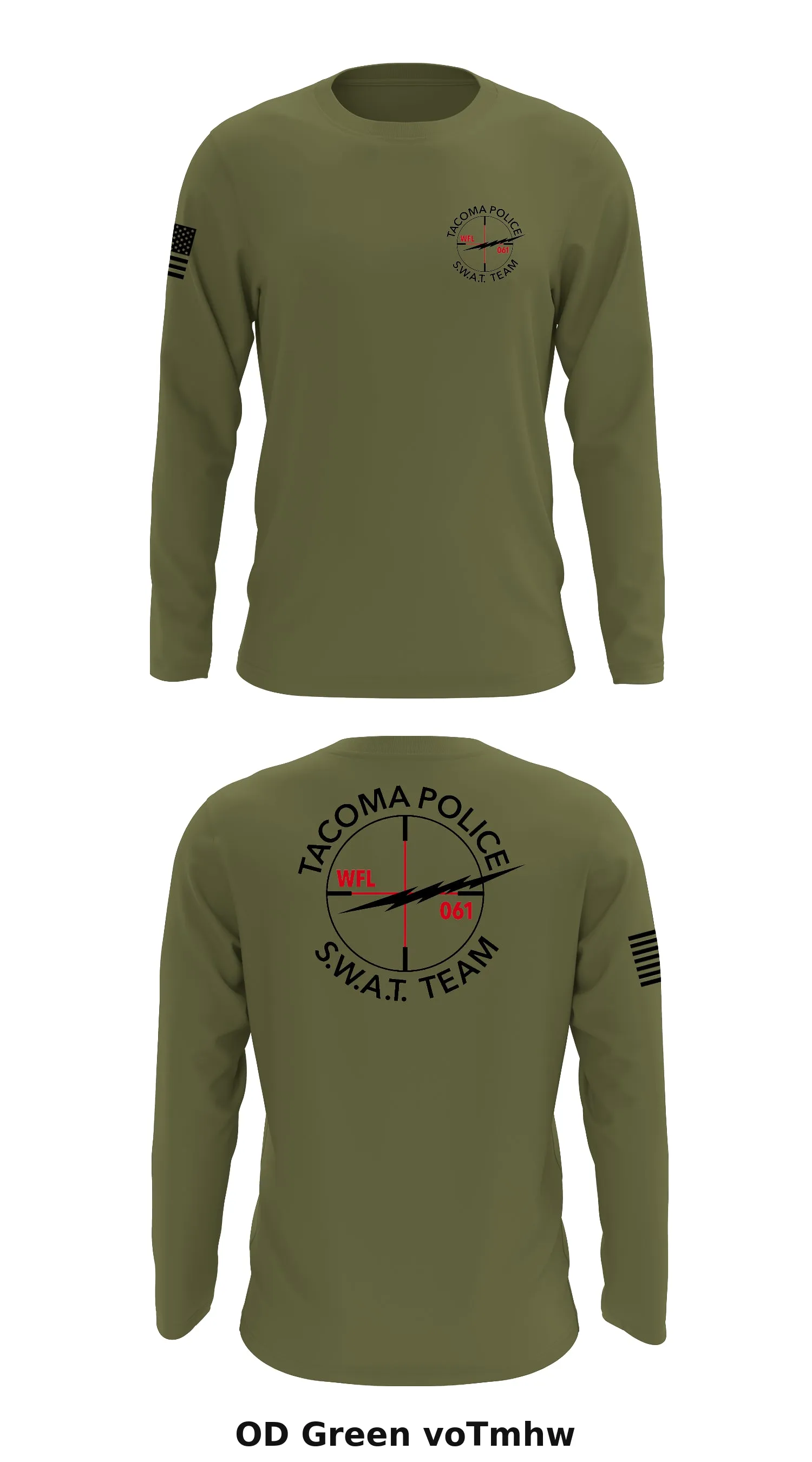 TPD SWAT Store 1 Core Men's LS Performance Tee - voTmhw