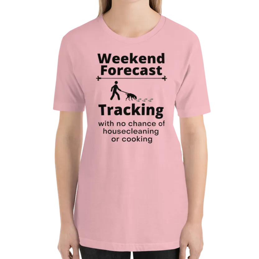 Tracking Weekend Forecast T-Shirts - Light