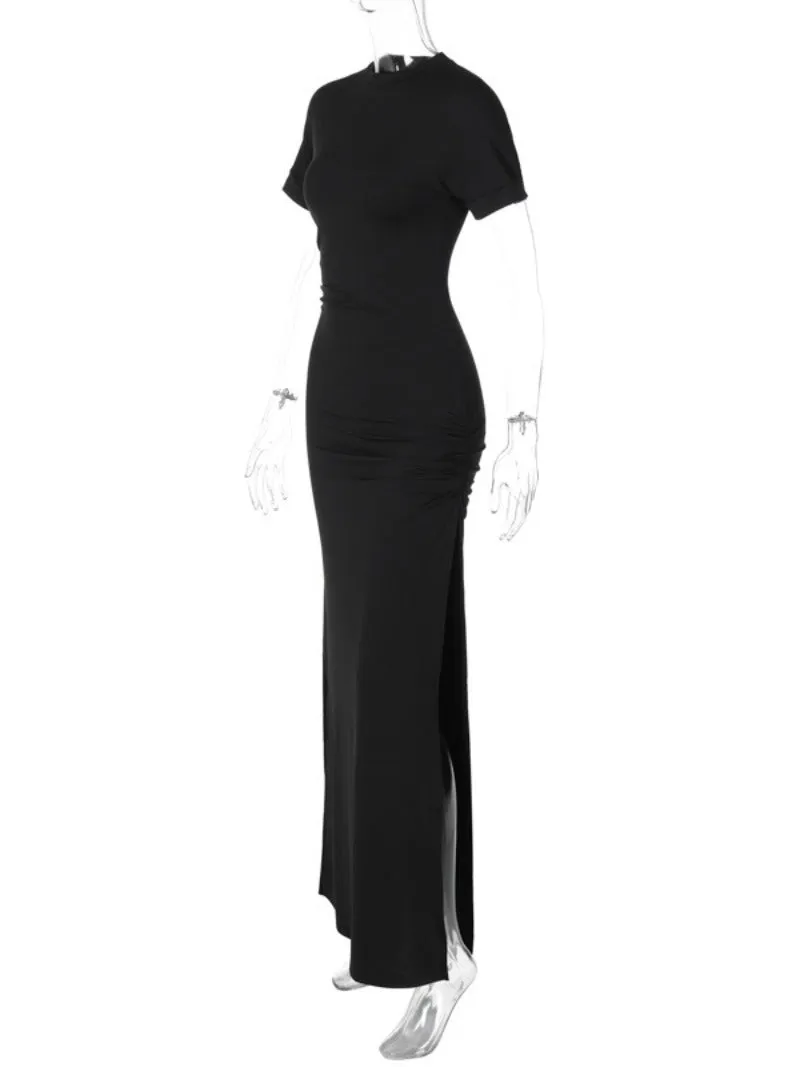 Tunics Folds Long Dress