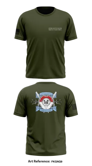 Upper Scioto Water Rescue Task Force Store 1 Core Men's SS Performance Tee - fkGNq9