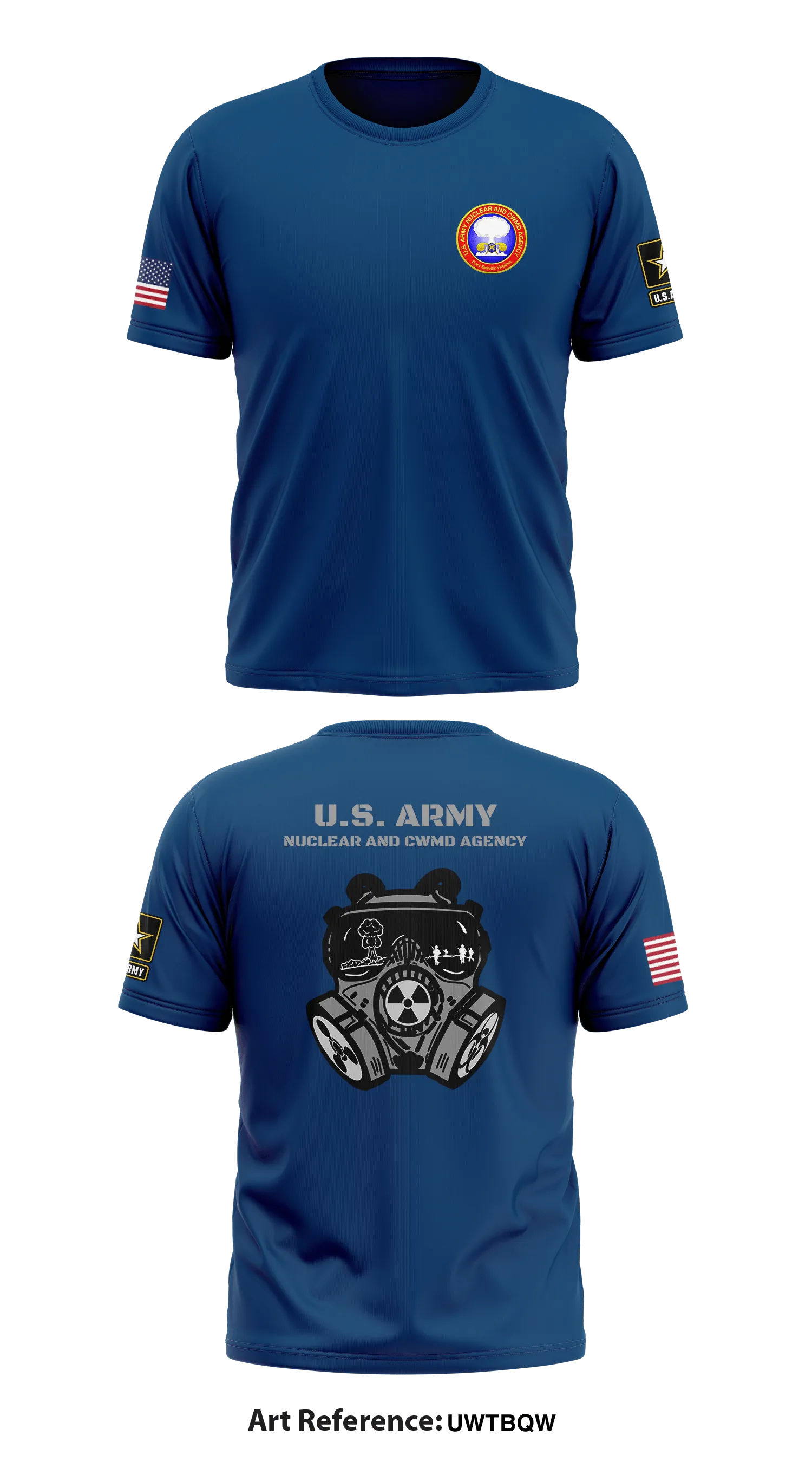 U.S. Army Nuclear and CWMD Agency Store 1 Core Men's SS Performance Tee - UwtbQW