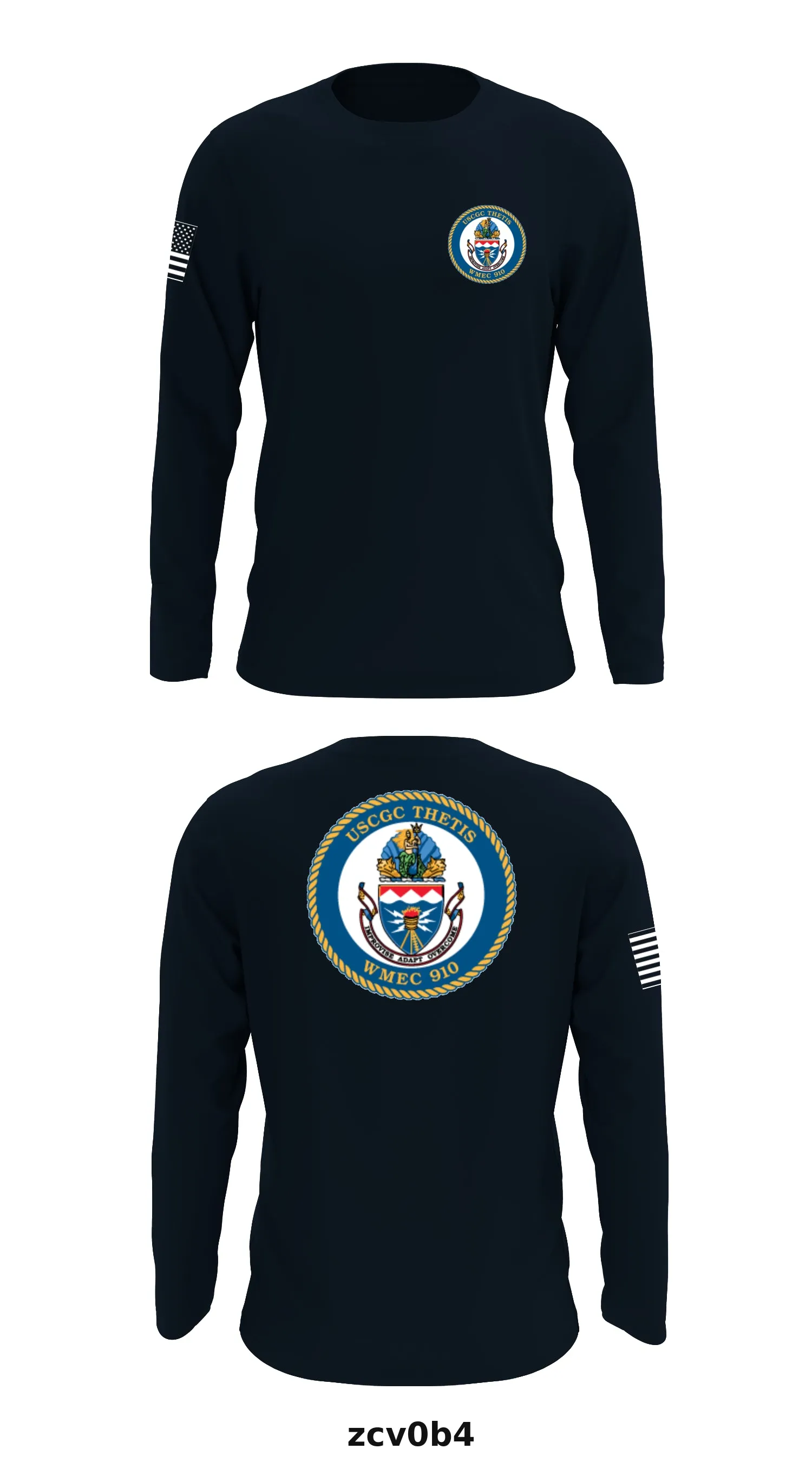 USCGC THETIS Store 1 Core Men's LS Performance Tee - zcv0b4