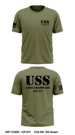 USS lake Champlain (CG-57) Store 1 Core Men's SS Performance Tee - vZPJFh