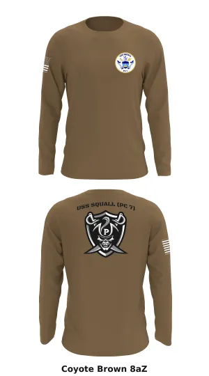 USS SQUALL (PC 7)  Store 1 Core Men's LS Performance Tee - 8aZ