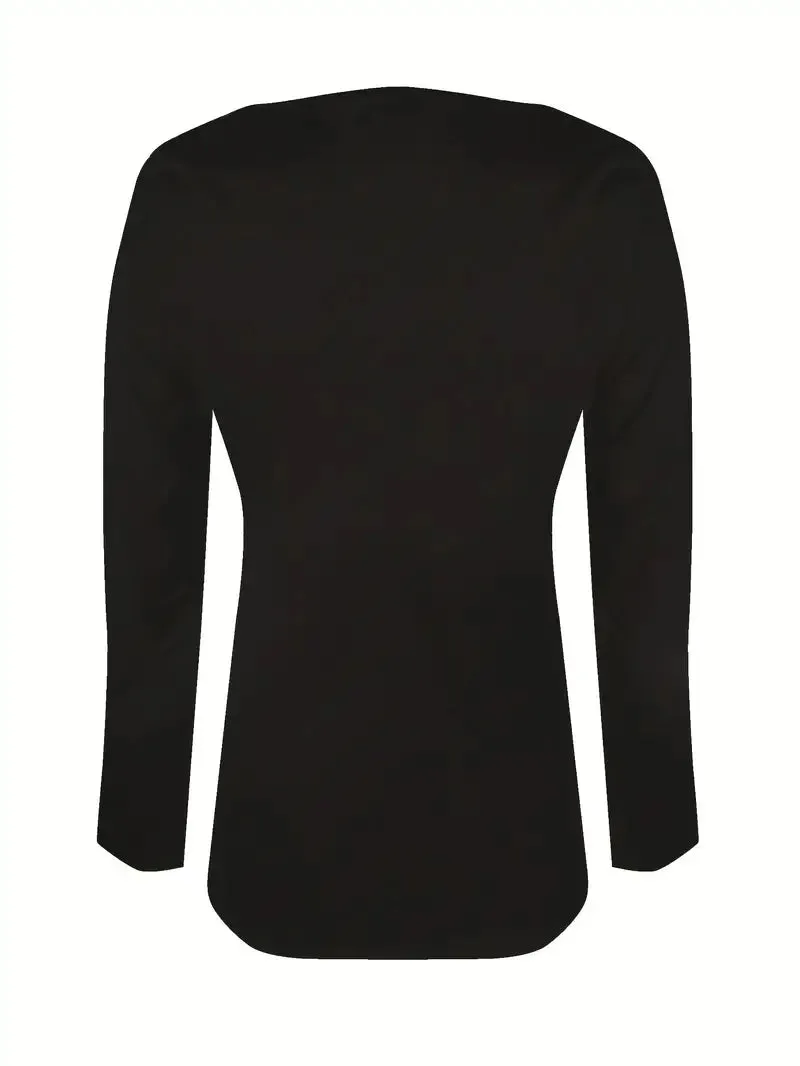 VersaVibe V-Neck Long Sleeve Tee