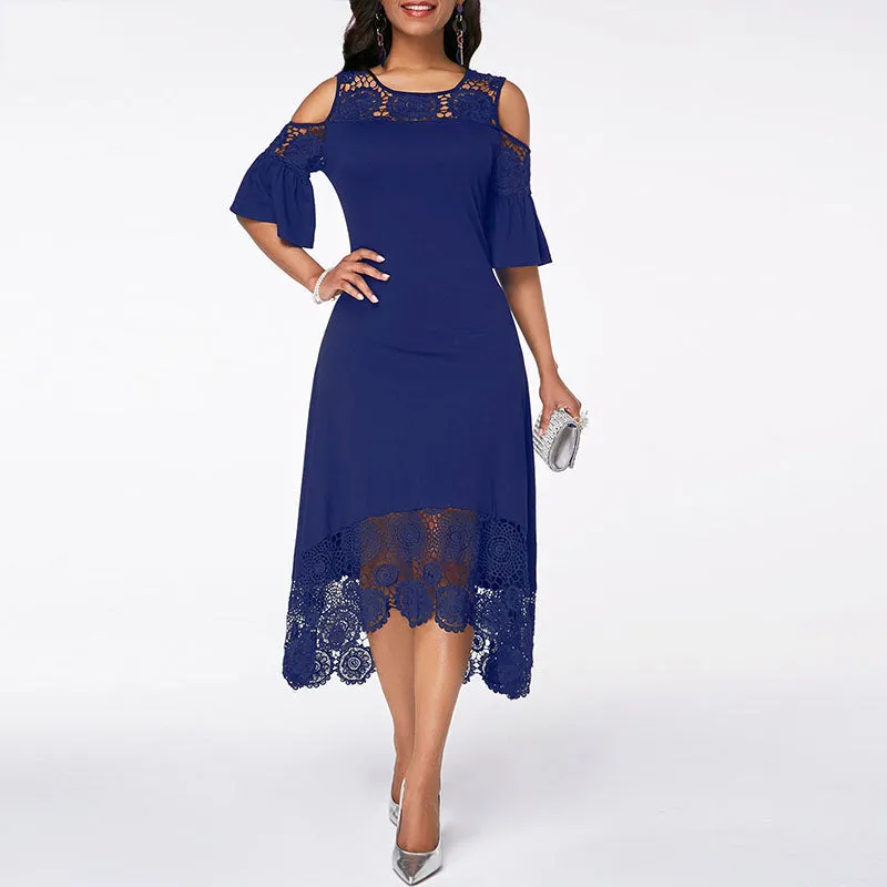 Vintage Sleeveless Lace Party Dress