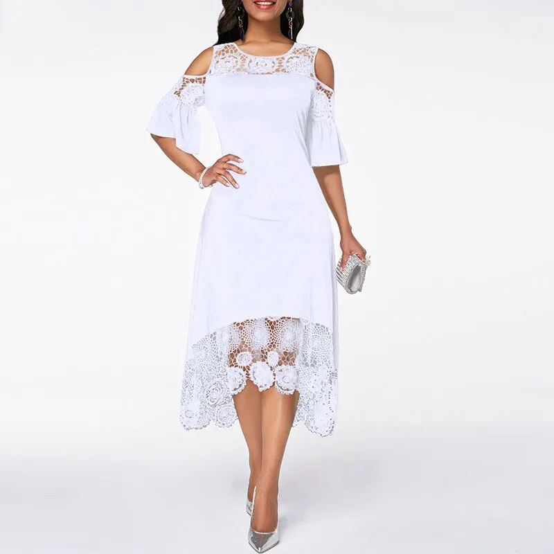 Vintage Sleeveless Lace Party Dress