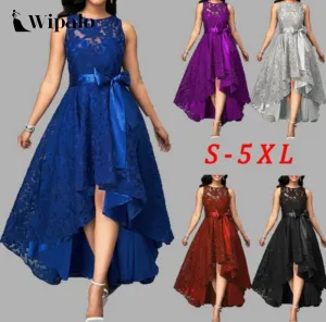 Vintage Sleeveless Lace Party Dress