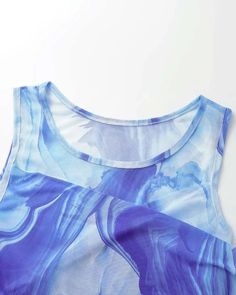 Vossen Temptress Wrap Tie Mini Dress
