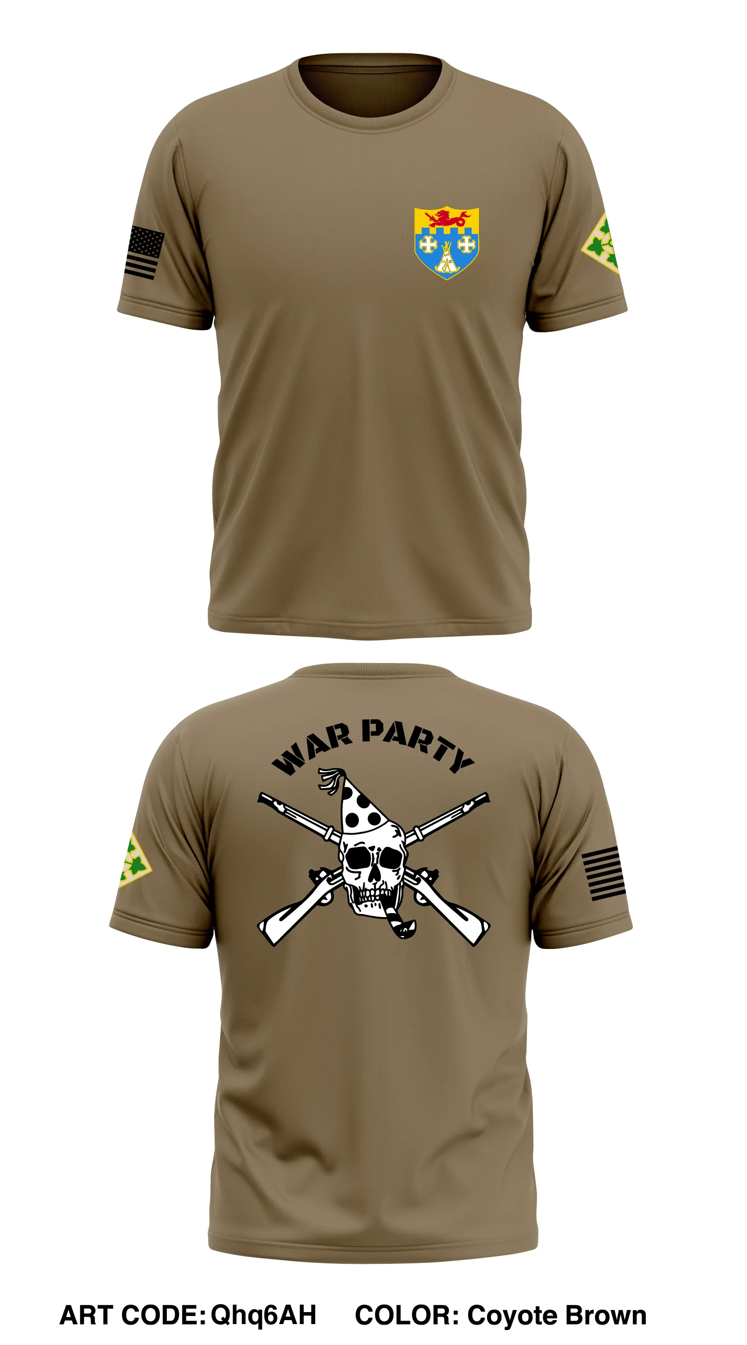 War Party, 3rd Platoon, B Co, 1-12IN Store 1 Core Men's SS Performance Tee - Qhq6AH