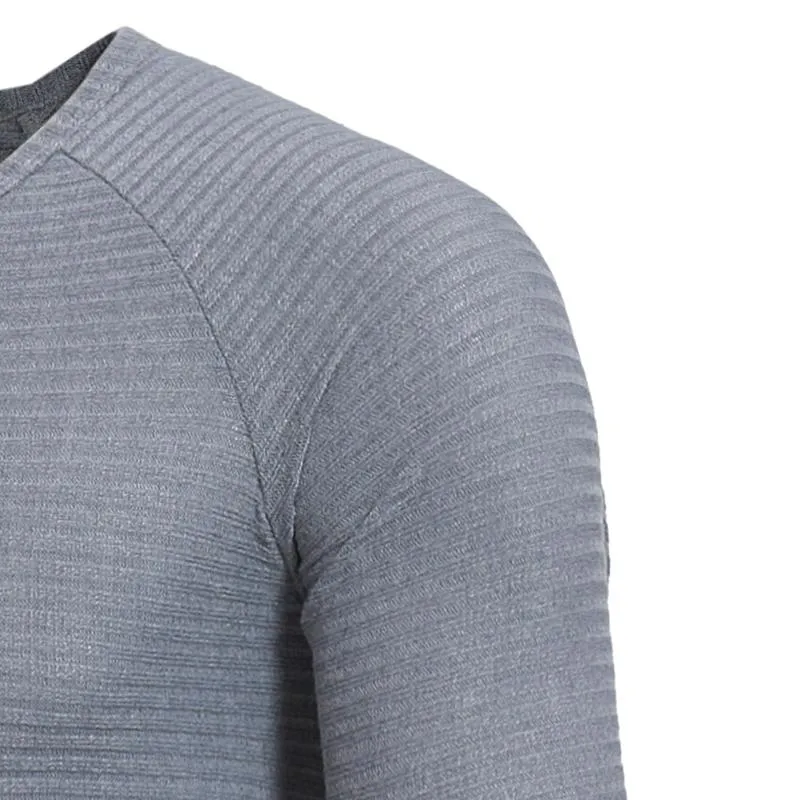 West Louis™ Vertical Stripes Hedging O-Neck Pullover Shirts