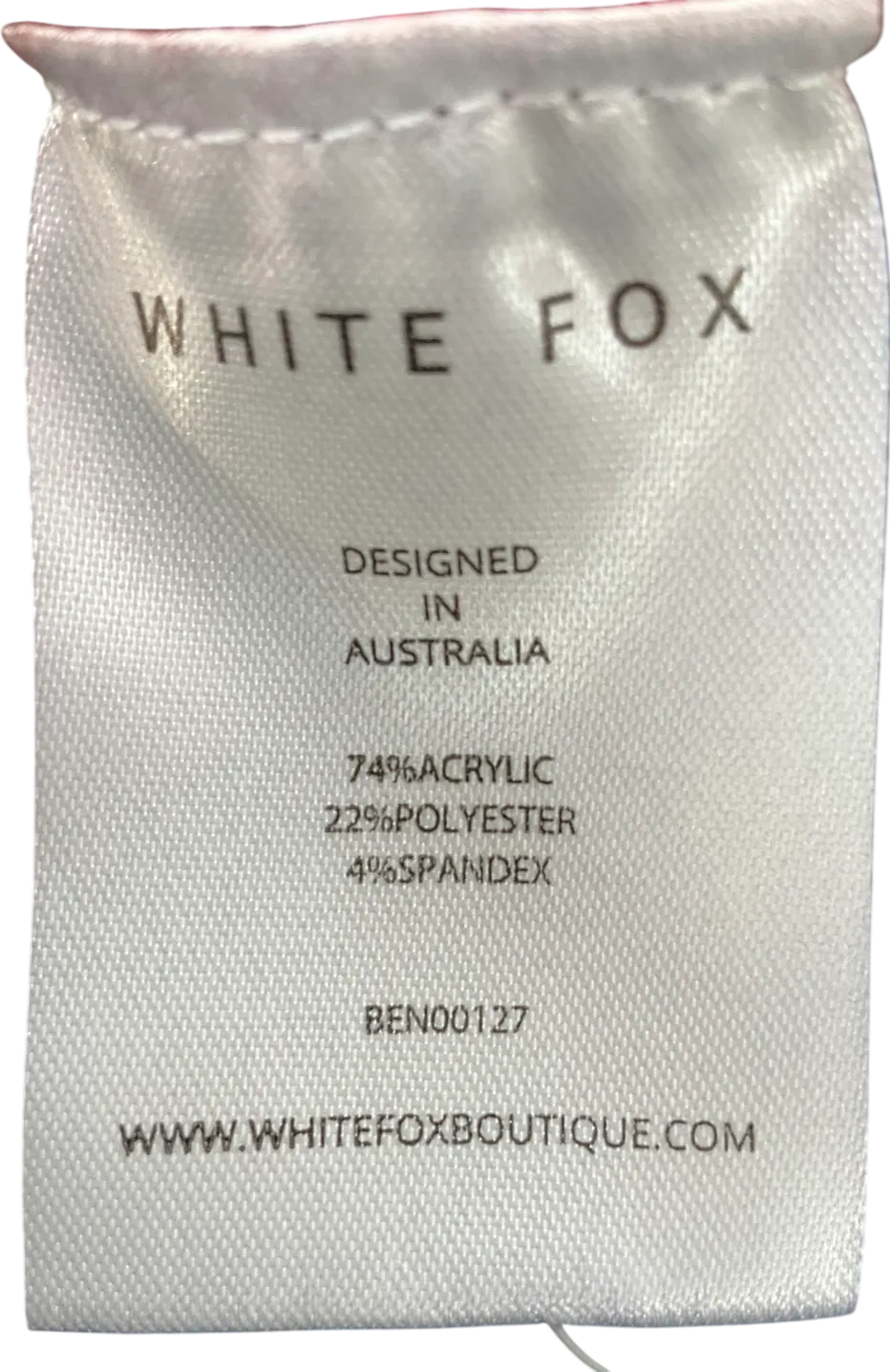 White Fox Red Betting On You Knit Cardigan Wine UK M/L
