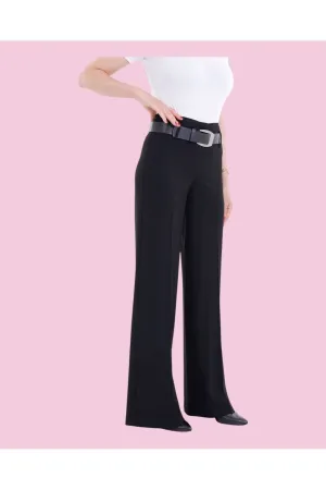 Wide Leg Belted Pants