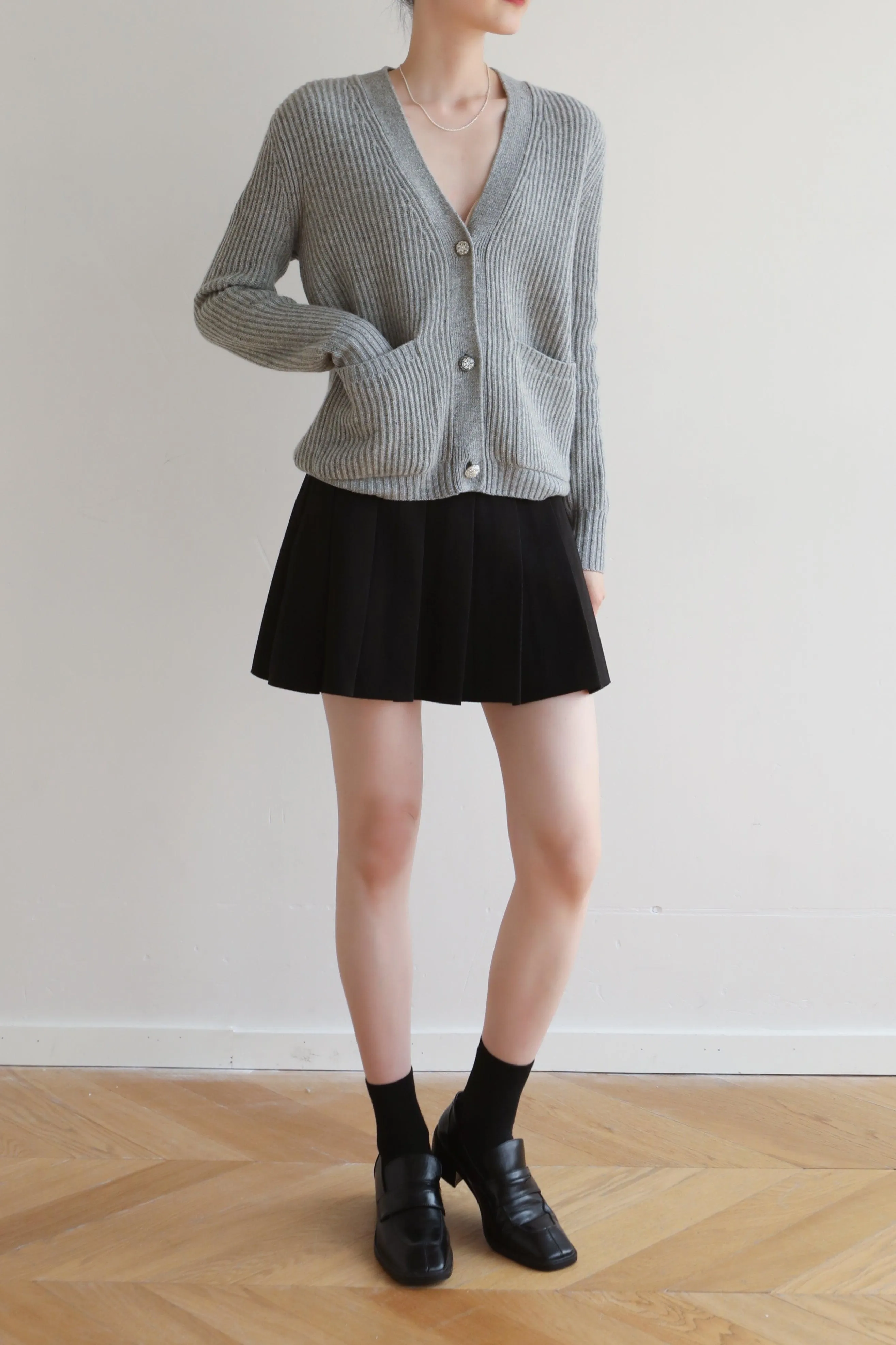 Winter Warmth Cashmere And Wool Blend Cardigan