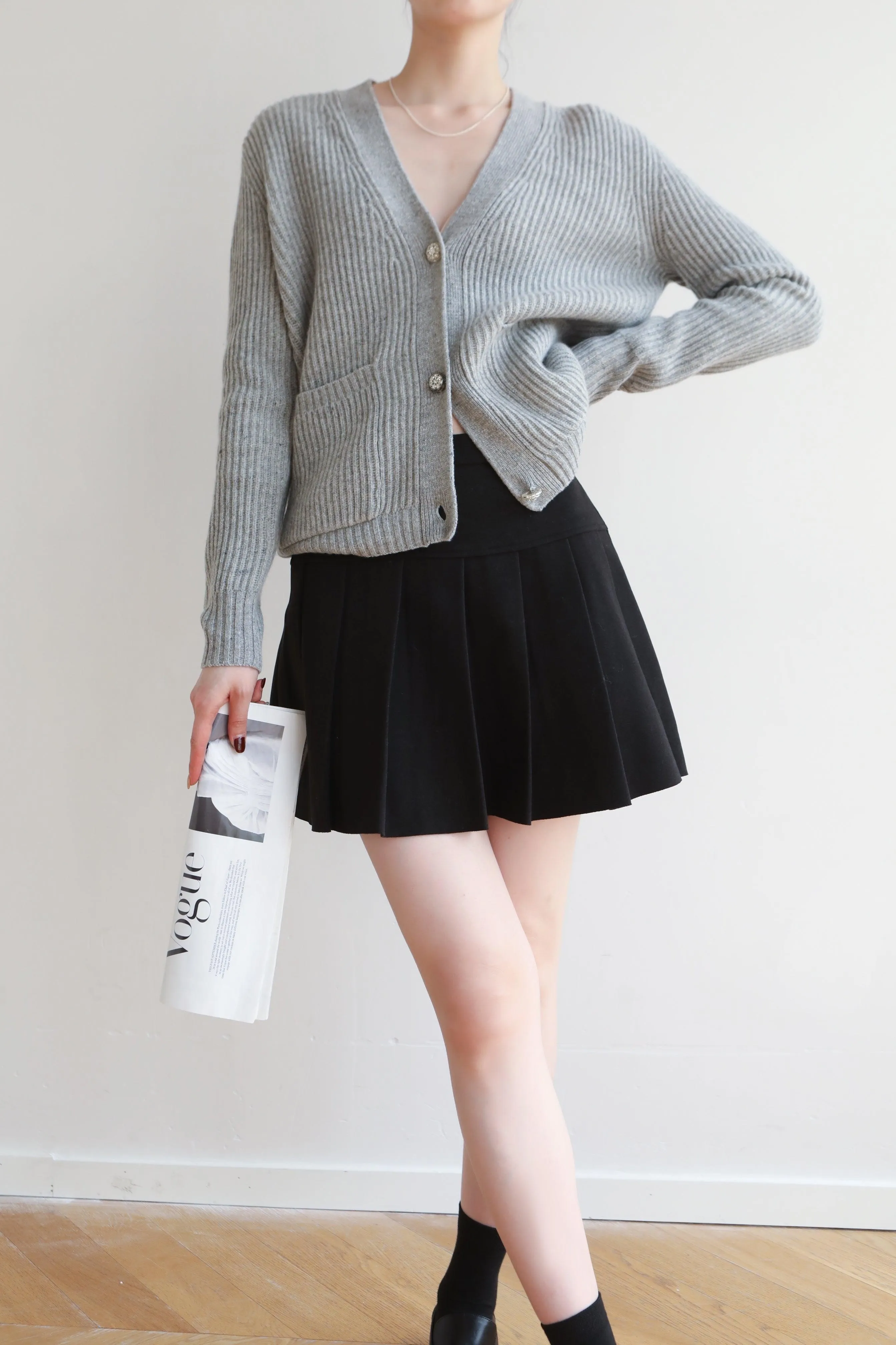 Winter Warmth Cashmere And Wool Blend Cardigan