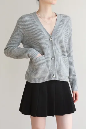 Winter Warmth Cashmere And Wool Blend Cardigan