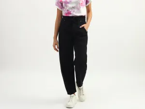 Women Solid Straight Fit Trousers