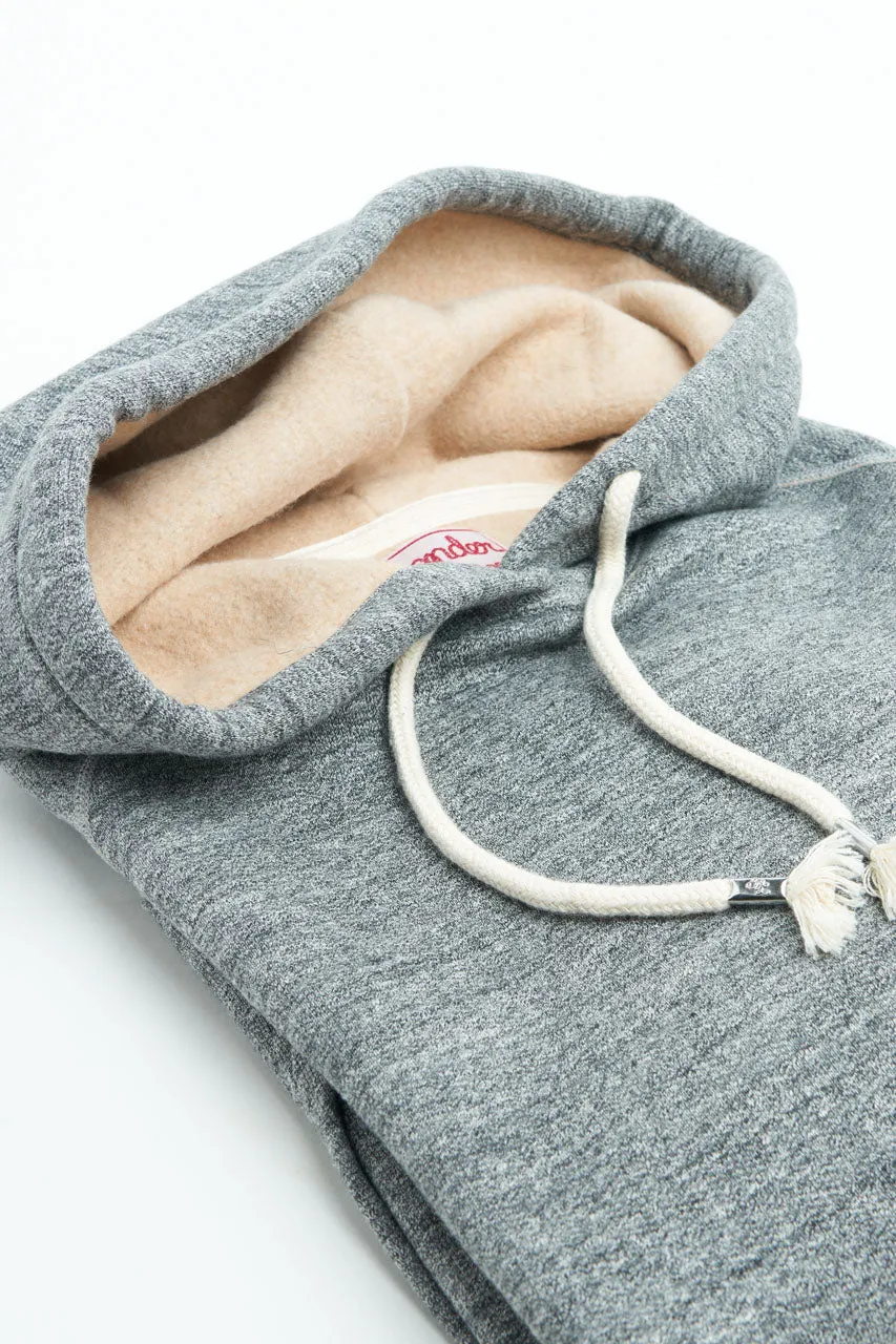 Wonder Looper Hoodie "II" Fleeced Fox Fiber Charcoal