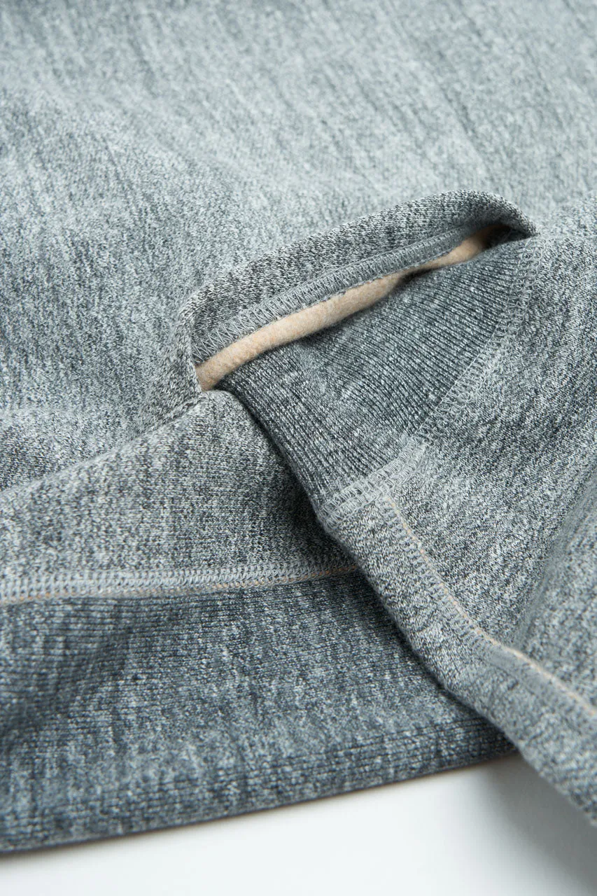 Wonder Looper Hoodie "II" Fleeced Fox Fiber Charcoal