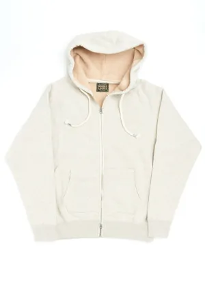Wonder Looper Zip Hoodie "II" Fleeced Fox Fiber Oatmeal